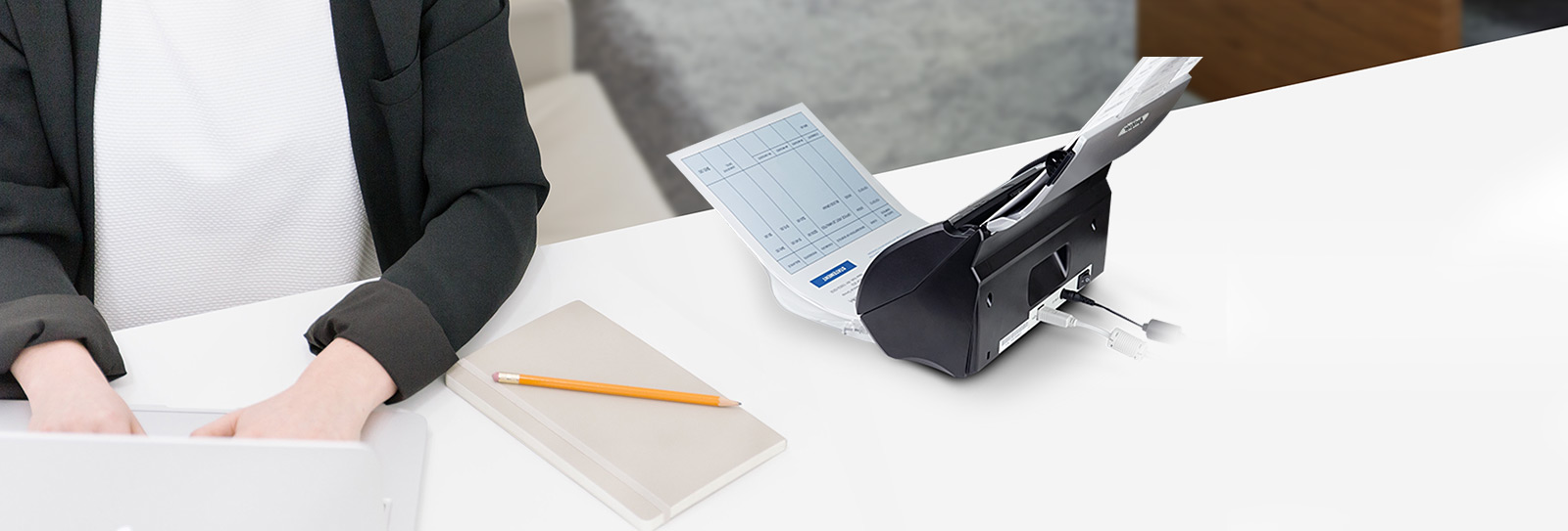 Xây dựng văn phòng ngăn lắp với Máy quét Plustek SmartOffice PS188