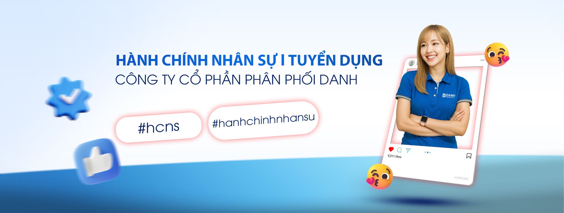 Tuyển dụng hành chính nhân sự của công ty cổ phần phân phối danh