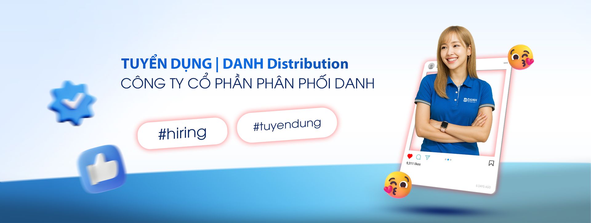 Công ty cổ phần phân phối danh đang tuyển dụng