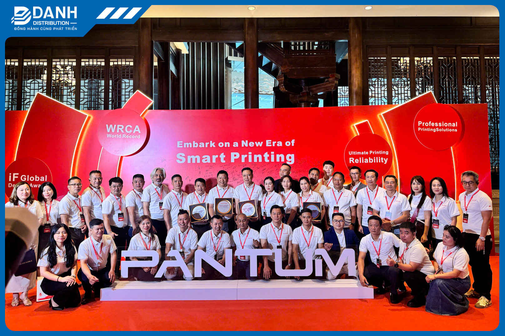 DANH Distribution nhận chứng nhận APAC Strategic Partner từ Pantum tại Hội nghị Đối tác Châu Á – Thái Bình Dương 2026
